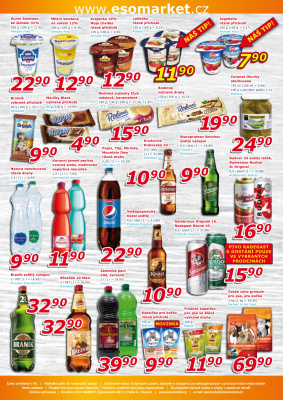 akční leták ESO MARKET 6.5.2020-17.5.2020