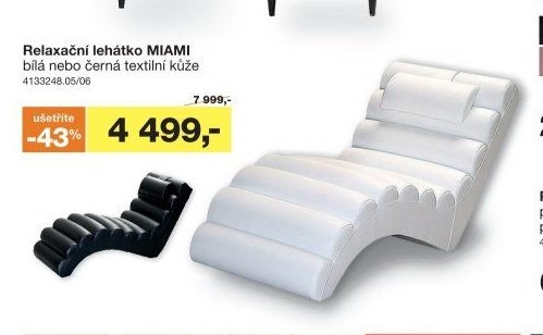 Relaxační lehátko MIAMI - Sconto nábytek akcniletaky.com