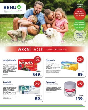 akční leták BENU Lékárna 1.5.2020-31.5.2020