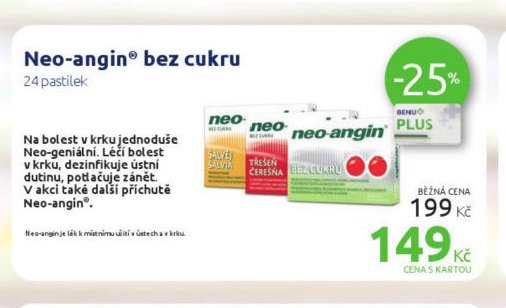 Neo-angin bez cukru