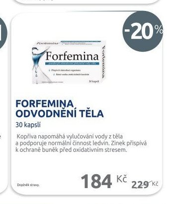FORFEMINA ODVODNĚNÍ TĚLA