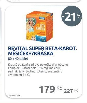REVITAL SUPER BETA-KAROT. MĚSÍČEK+7KRÁSKA