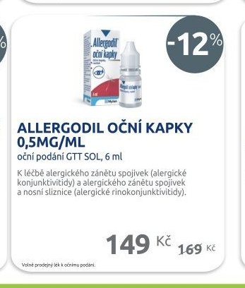 ALLERGODIL OČNÍ KAPKY 0,5MG/ML