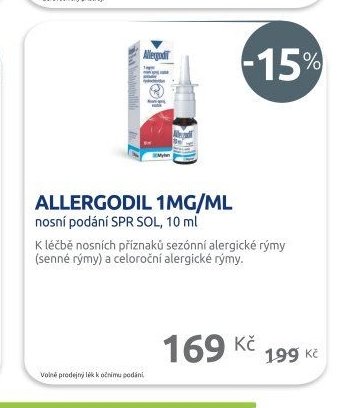 ALLERGODIL 1MG/ML