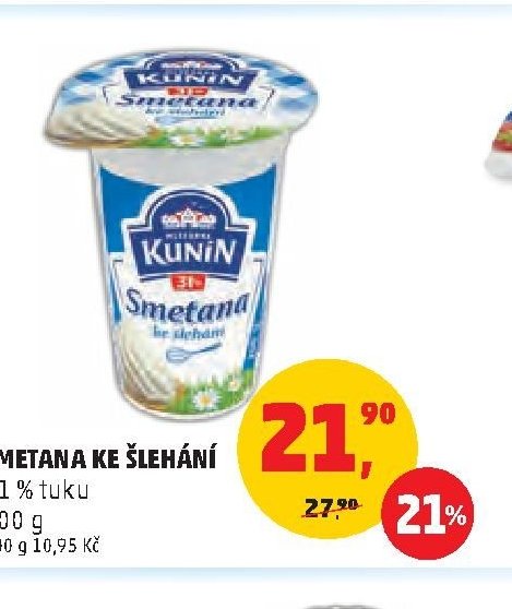 SMETANA KE ŠLEHÁNÍ