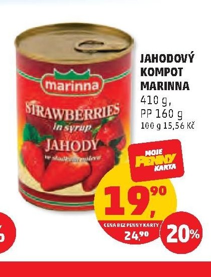 JAHODOVÝ KOMPOT MARINNA