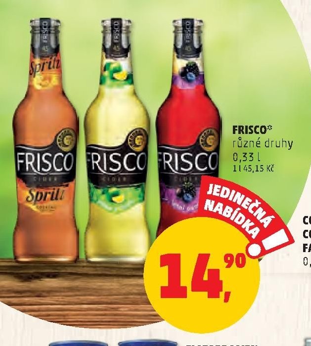 FRISCO různé druhy