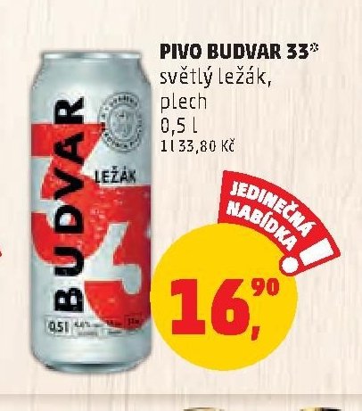 PIVO BUDVAR 33
