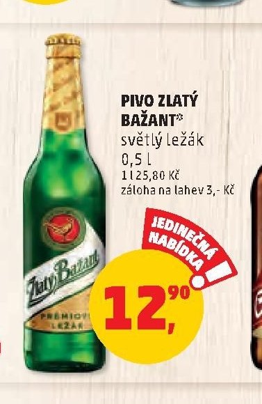 PIVO ZLATÝ BAŽANT