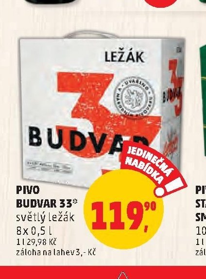 PIVO BUDVAR 33