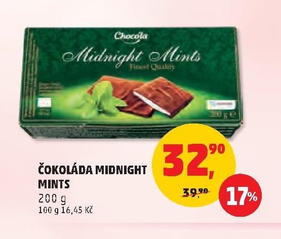 ČOKOLÁDA MIDNIGHT MINTS