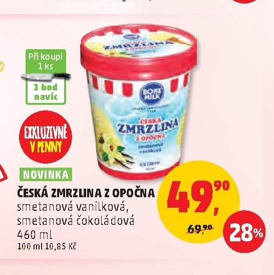 ČESKÁ ZMRZLINA Z OPOČNA