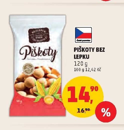 PIŠKOTY BEZ LEPKU
