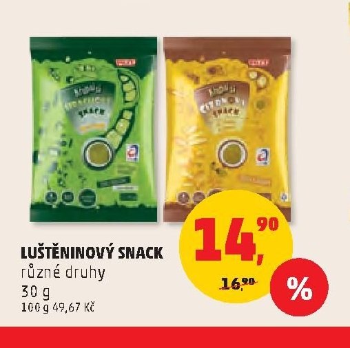 LUŠTĚNINOVÝ SNACK