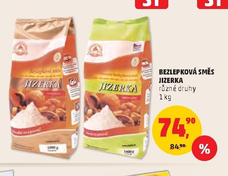 Bezlepková směs Jizerka