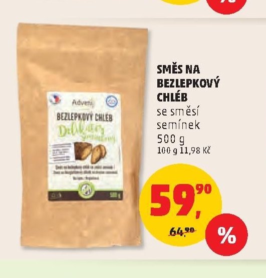 Směs na bezlepkový chléb