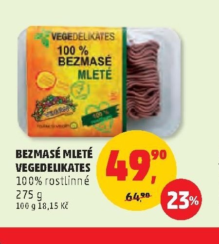 Bezmasé mleté Vegedelikates