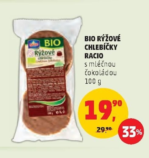 BIO RÝŽOVÉ CHLEBÍČKY RACIO