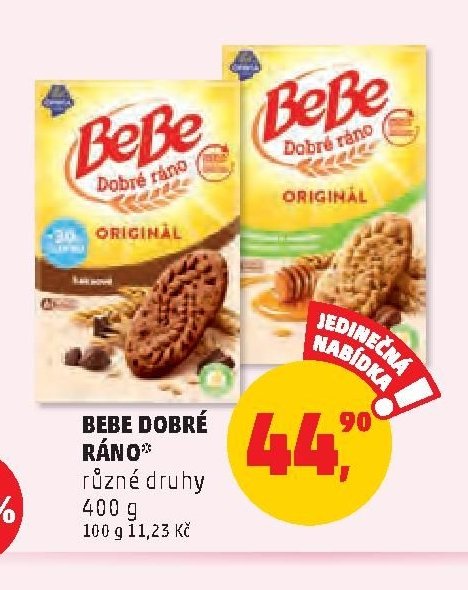 BEBE DOBRÉ RÁNO různé druhy