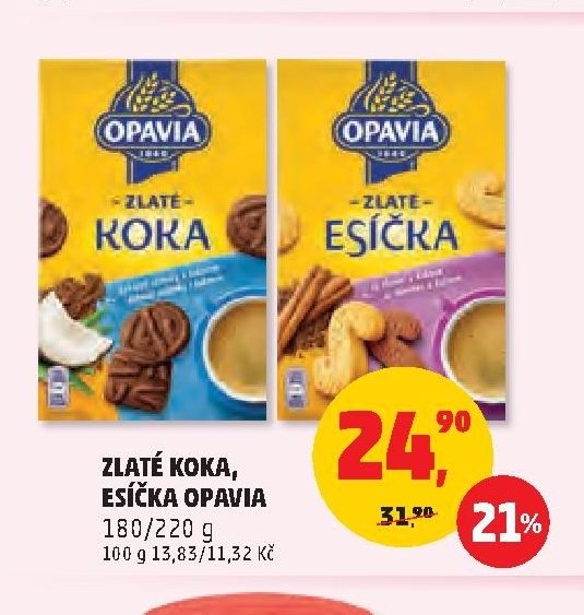 ZLATÉ KOKA, ESÍČKA OPAVIA