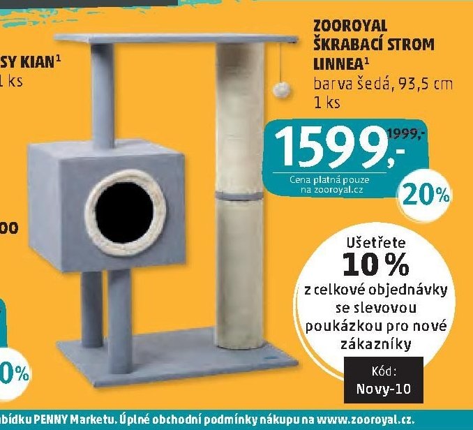 ZooRoyal škrabací strom Linnea