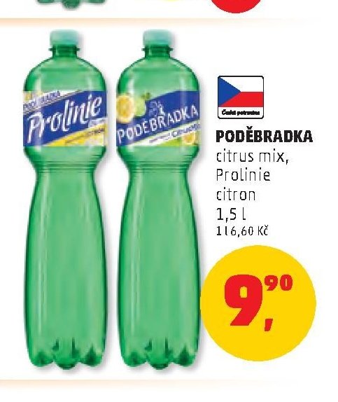 PODĚBRADKA citrus mix, Prolinie citron 1,5 L