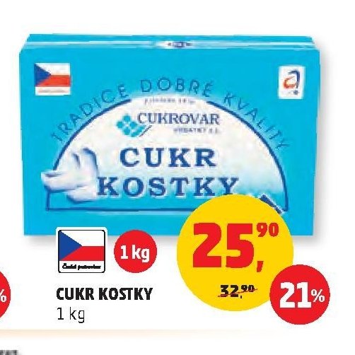 CUKR KOSTKY 1 kg