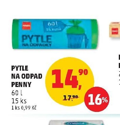 Pytle na odpad Penny