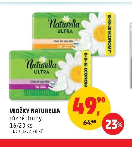 Vložky Naturella různé druhy