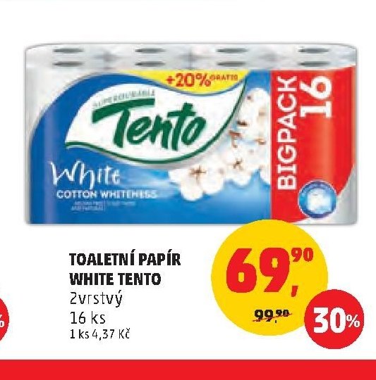 Toaletní papír White Tento