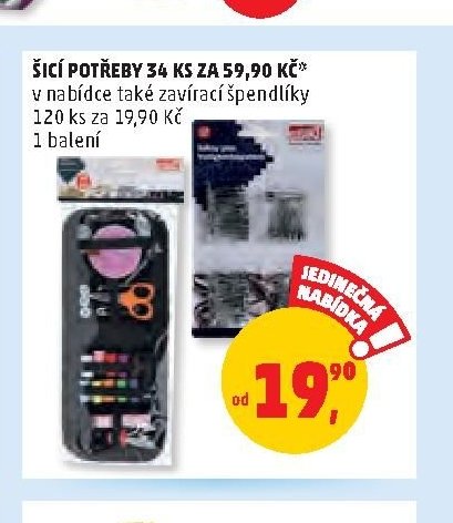 ŠICÍ POTŘEBY