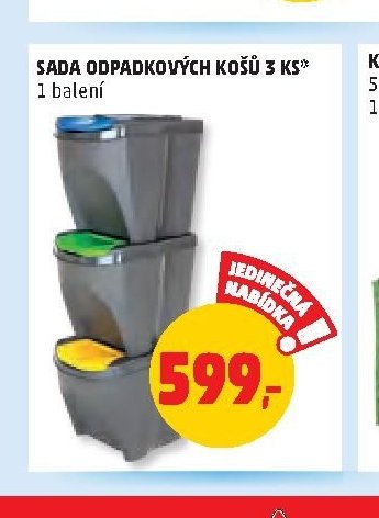 SADA ODPADKOVÝCH KOŠŮ