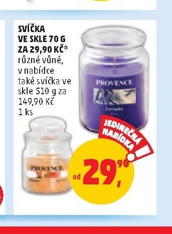 SVÍČKA VE SKLE