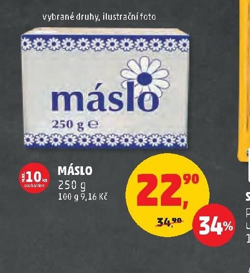 Máslo 250 g