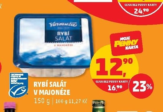 Rybí salát v majonéze
