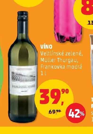Víno Veltlínské zelené, Müller Thurgau, Frankovka modrá