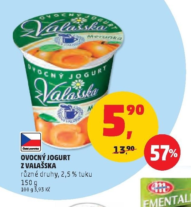 Ovocný jogurt z Valašska