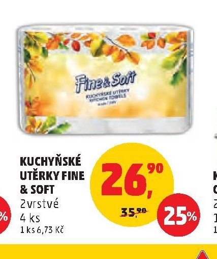 Kuchyňské utěrky Fine & Soft