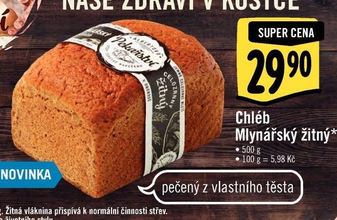 Chléb Mlynářský žitný