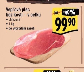 Vepřová plec bez kosti