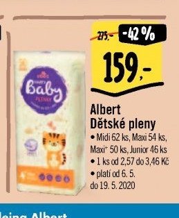 Albert Dětské pleny