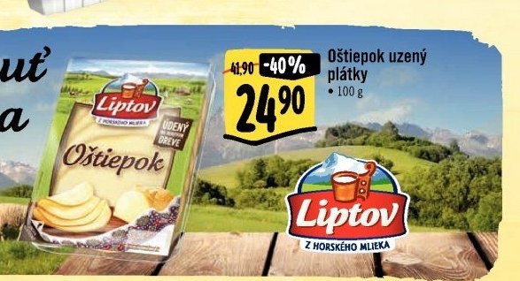 Oštiepok uzený plátky