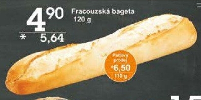Bageta francouzská mražená