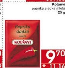 Koření Paprika sladká Kotányi