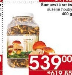 Šumavská směs sušené houby Sommer&amp