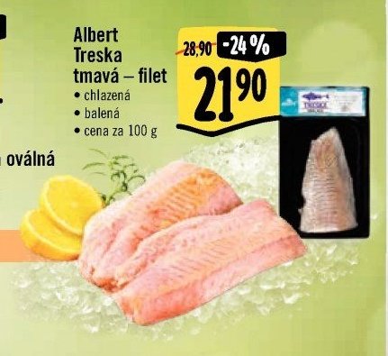 Albert Treska tmavá - filet