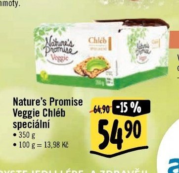 Nature's Promise Veggie Chléb speciální