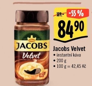 Instantní káva Jacobs Velvet