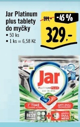 Kapsle do myčky Platinum Plus Jar