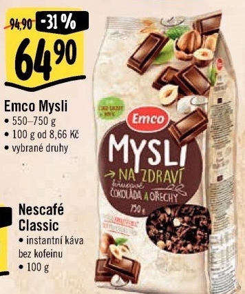Müsli Mysli na zdraví Emco